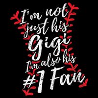 I'm Not Just His Gigi I'm His Number One Fan Baseball Cute Impact Tech Backpack