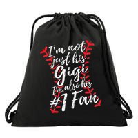 I'm Not Just His Gigi I'm His Number One Fan Baseball Cute Drawstring Bag