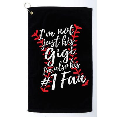 I'm Not Just His Gigi I'm His Number One Fan Baseball Cute Golf Towel