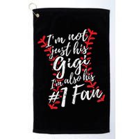I'm Not Just His Gigi I'm His Number One Fan Baseball Cute Golf Towel
