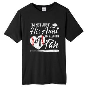 I'm Not Just His Aunt I'm His Number One Fan Baseball Tall Fusion ChromaSoft Performance T-Shirt