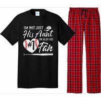 I'm Not Just His Aunt I'm His Number One Fan Baseball Pajama Set