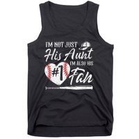 I'm Not Just His Aunt I'm His Number One Fan Baseball Tank Top