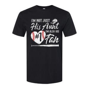 I'm Not Just His Aunt I'm His Number One Fan Baseball Softstyle CVC T-Shirt