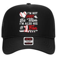 I'm Not Just His Aunt I'm His Number One Fan Baseball High Crown Mesh Back Trucker Hat