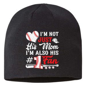 I'm Not Just His Aunt I'm His Number One Fan Baseball Sustainable Beanie