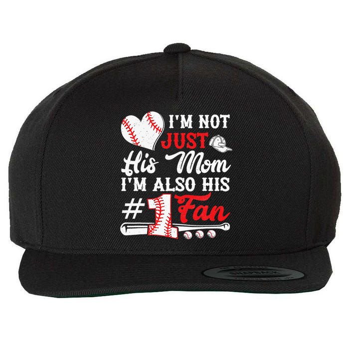 I'm Not Just His Aunt I'm His Number One Fan Baseball Wool Snapback Cap