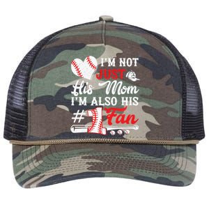 I'm Not Just His Aunt I'm His Number One Fan Baseball Retro Rope Trucker Hat Cap