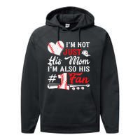 I'm Not Just His Mom I'm His Number One Fan Baseball Cute Performance Fleece Hoodie