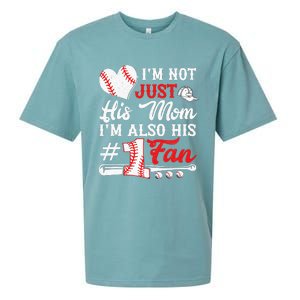 I'm Not Just His Mom I'm His Number One Fan Baseball Cute Sueded Cloud Jersey T-Shirt