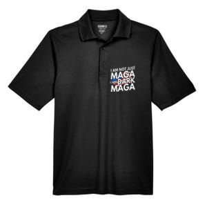 IM Not Just Maga IM Dark Maga Trump 2024 Elections Men's Origin Performance Pique Polo