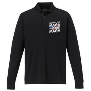 IM Not Just Maga IM Dark Maga Trump 2024 Elections Performance Long Sleeve Polo