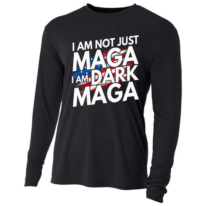 IM Not Just Maga IM Dark Maga Trump 2024 Elections Cooling Performance Long Sleeve Crew