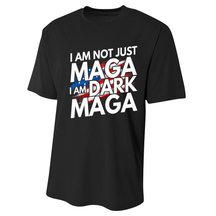 IM Not Just Maga IM Dark Maga Trump 2024 Elections Performance Sprint T-Shirt