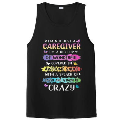 I'm Not Just A Caregiver I'm A Big Cup Of Wonderful Covered PosiCharge Competitor Tank
