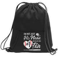 I'm Not Just His Nana I'm His Number One Fan Baseball Cute Sweatshirt Cinch Pack Bag