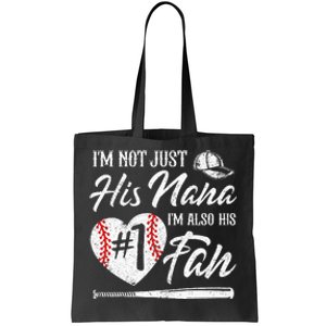 I'm Not Just His Nana I'm His Number One Fan Baseball Cute Tote Bag