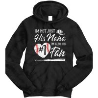 I'm Not Just His Nana I'm His Number One Fan Baseball Cute Tie Dye Hoodie