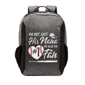 I'm Not Just His Nana I'm His Number One Fan Baseball Cute Vector Backpack