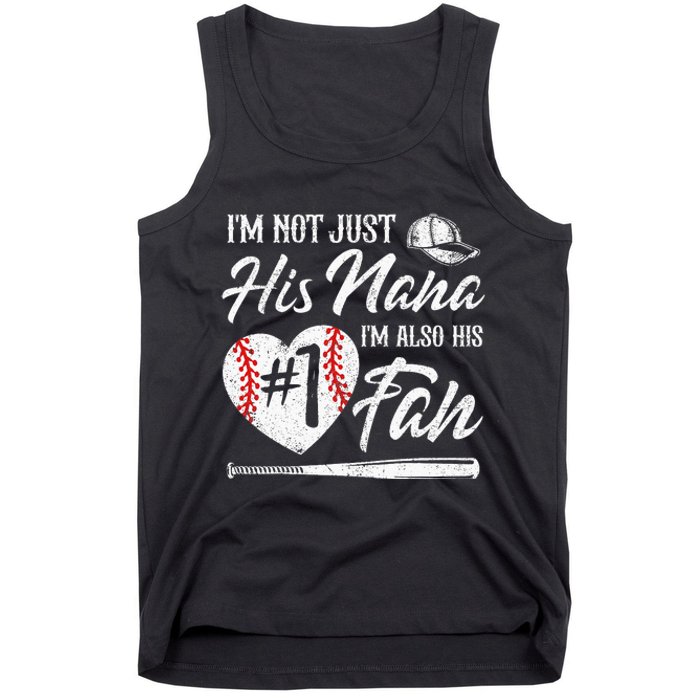 I'm Not Just His Aunt I'm His Number One Fan Baseball Tank Top