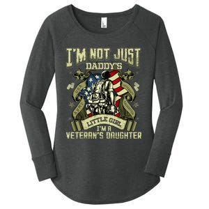 Im Not Just A Daddys Little Girl Im A Veterans Daughter Women's Perfect Tri Tunic Long Sleeve Shirt