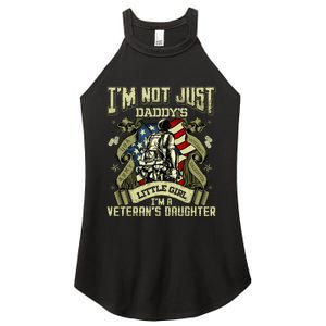 Im Not Just A Daddys Little Girl Im A Veterans Daughter Women's Perfect Tri Rocker Tank