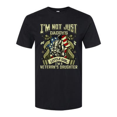 Im Not Just A Daddys Little Girl Im A Veterans Daughter Softstyle® CVC T-Shirt