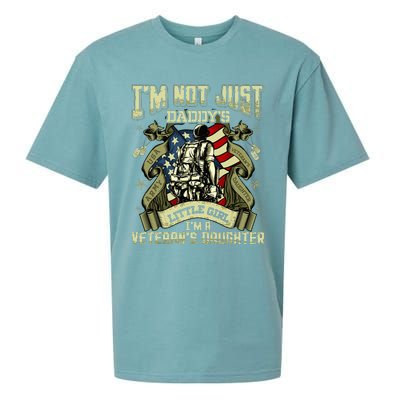 Im Not Just A Daddys Little Girl Im A Veterans Daughter Sueded Cloud Jersey T-Shirt