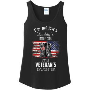 IM Not Just DaddyS Little Girl IM A VeteranS Daughter Ladies Essential Tank