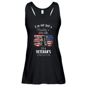 IM Not Just DaddyS Little Girl IM A VeteranS Daughter Ladies Essential Flowy Tank