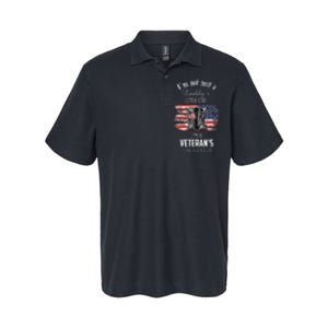 IM Not Just DaddyS Little Girl IM A VeteranS Daughter Softstyle Adult Sport Polo