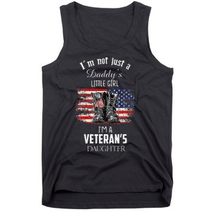 IM Not Just DaddyS Little Girl IM A VeteranS Daughter Tank Top