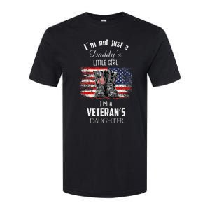 IM Not Just DaddyS Little Girl IM A VeteranS Daughter Softstyle CVC T-Shirt