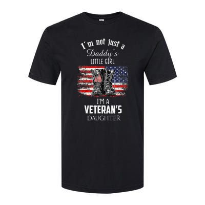 IM Not Just DaddyS Little Girl IM A VeteranS Daughter Softstyle® CVC T-Shirt