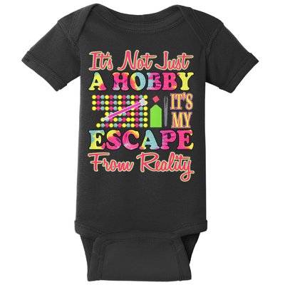 Its Not Just A Hobby Diamond Painting Gift Baby Bodysuit