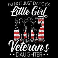 Im Not Just Daddys Little Girl Im A Veterans Daughter Cooling Performance Crew T-Shirt