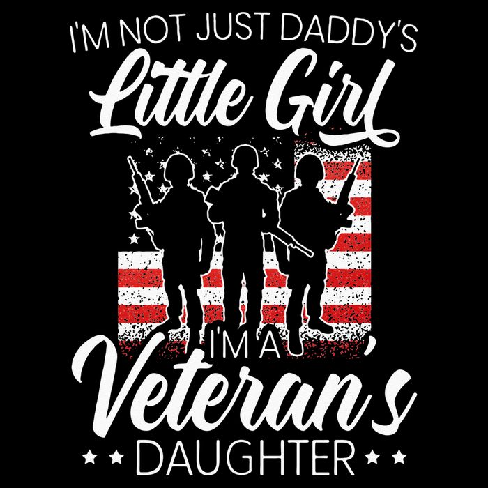 Im Not Just Daddys Little Girl Im A Veterans Daughter Cooling Performance Crew T-Shirt