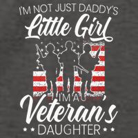 Im Not Just Daddys Little Girl Im A Veterans Daughter Vector Backpack