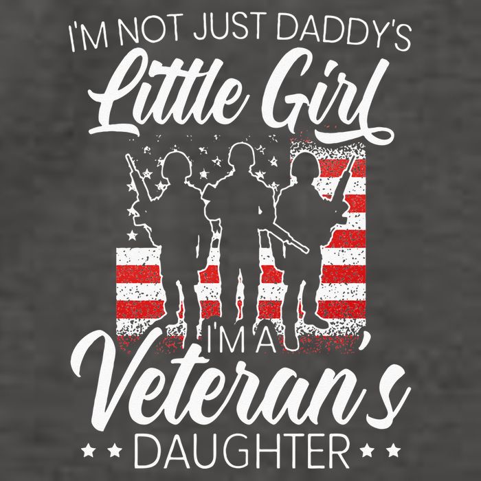 Im Not Just Daddys Little Girl Im A Veterans Daughter Vector Backpack