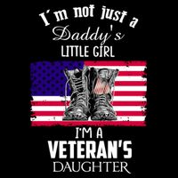 Im Not Just Daddys Little Im Veterans Daughter Cool Gift Cooling Performance Crew T-Shirt