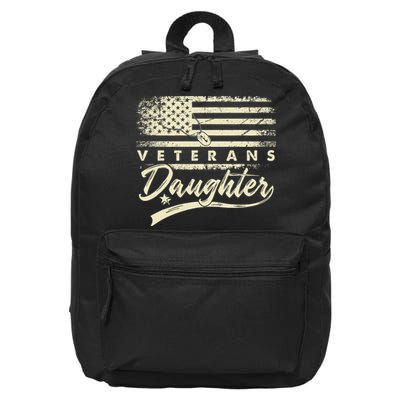 IM Not Just A DaddyS Little Girl IM A VeteranS Daughter 16 in Basic Backpack