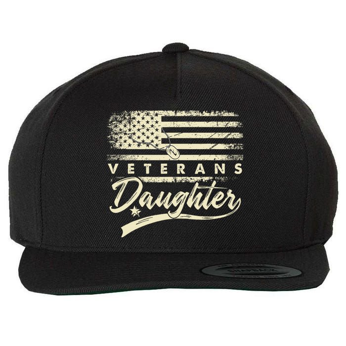 IM Not Just A DaddyS Little Girl IM A VeteranS Daughter Wool Snapback Cap