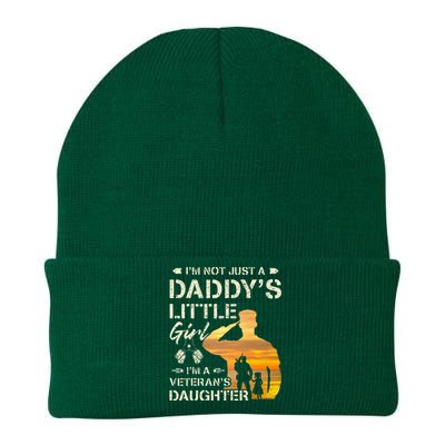 IM Not Just A DaddyS Little Girl IM A VeteranS Daughter Knit Cap Winter Beanie