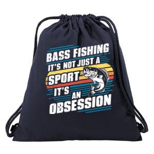 It’S Not Just A Sport It’S An Obsession Bass Fishing Cute Gift Drawstring Bag