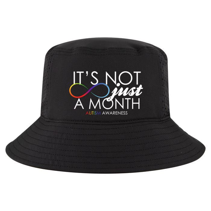 Its Not Just A Month Autism Awareness Cool Comfort Performance Bucket Hat