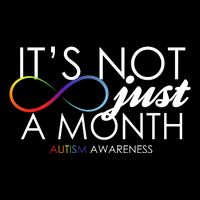 Its Not Just A Month Autism Awareness Backpack