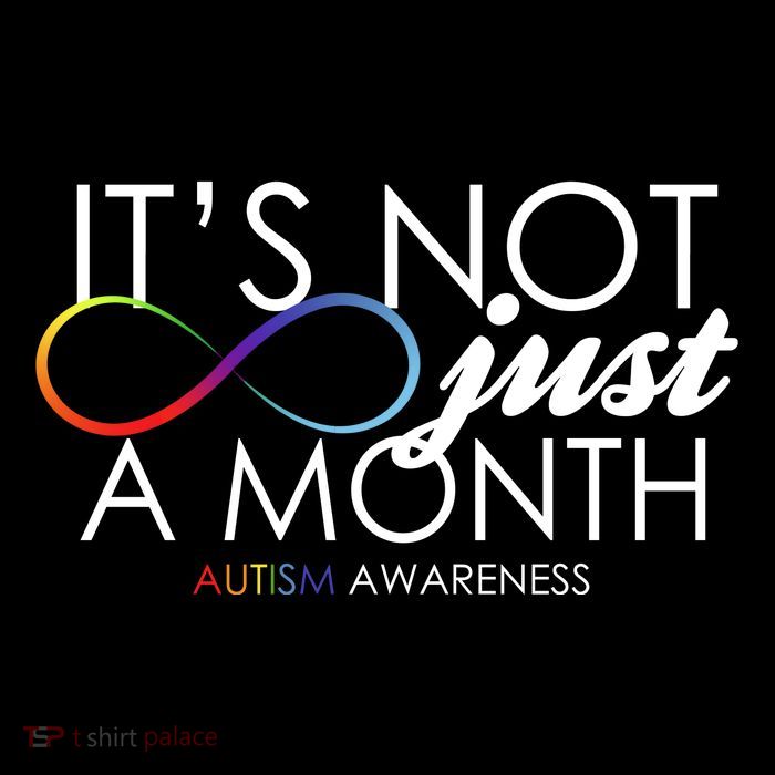 Its Not Just A Month Autism Awareness Drawstring Bag