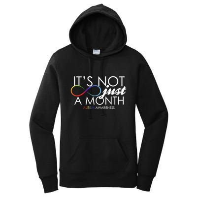 Its Not Just A Month Autism Awareness Women's Pullover Hoodie