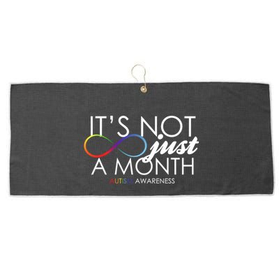 Its Not Just A Month Autism Awareness Large Microfiber Waffle Golf Towel