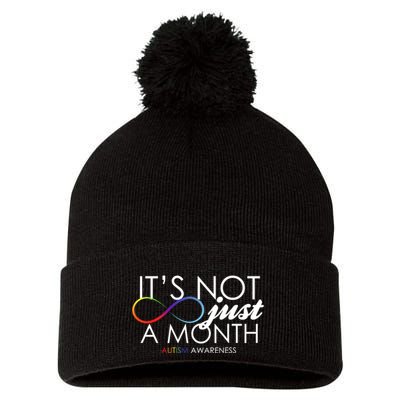 Its Not Just A Month Autism Awareness Pom Pom 12in Knit Beanie